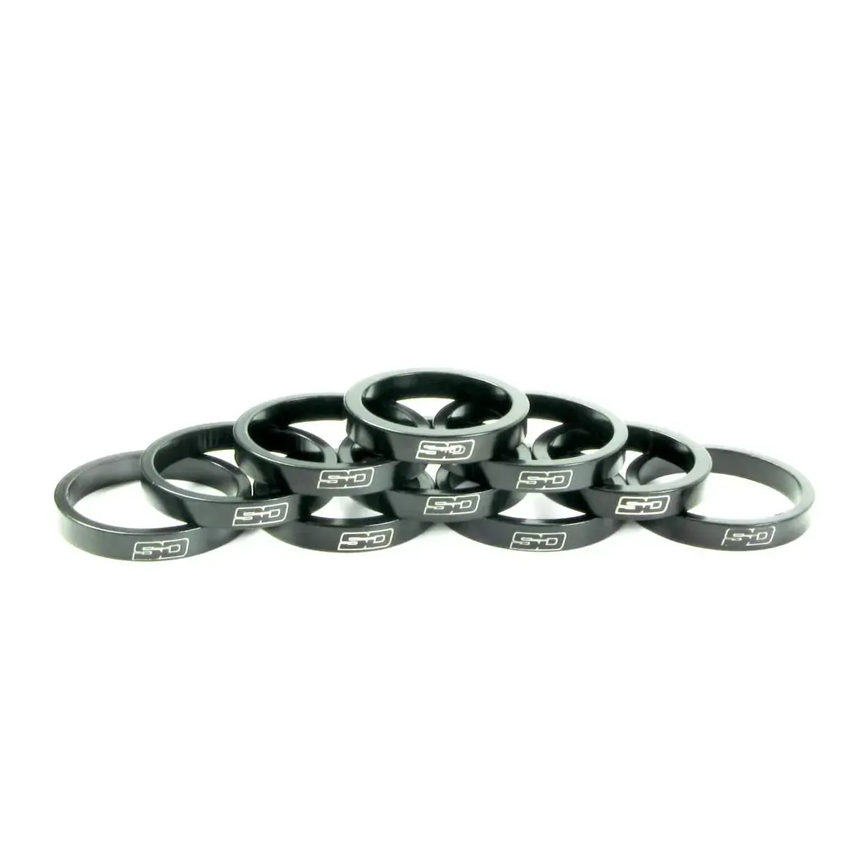 SD Stem Spacer Bulk 10x 5 mm Black